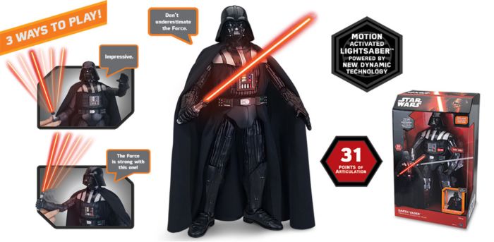 darth vader animatronic interactive figure