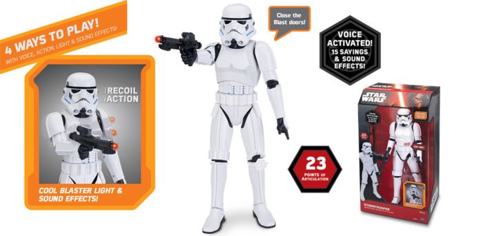 stormtrooper talking action figure