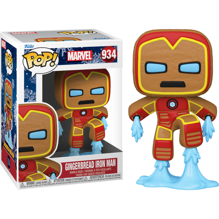 gingerbread iron man funko