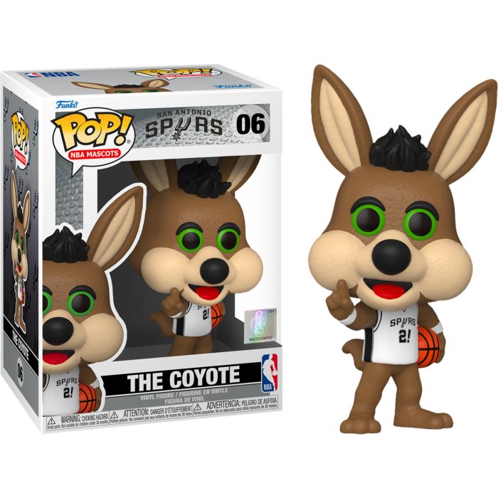 NBA | The Coyote San Antonio Spurs Mascot Pop! Vinyl | Popcultcha