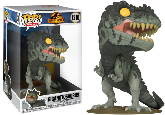 Jurassic World: Dominion  Giganotosaurus Jumbo Funko Pop! Vinyl