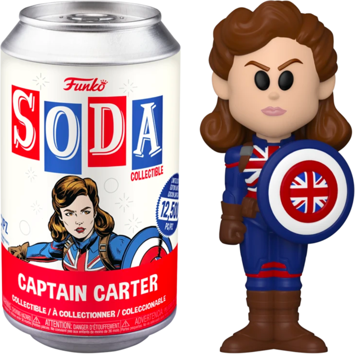 Funko Soda Figure Captain Carter Marvel What If Limited Edition 1/10,500 