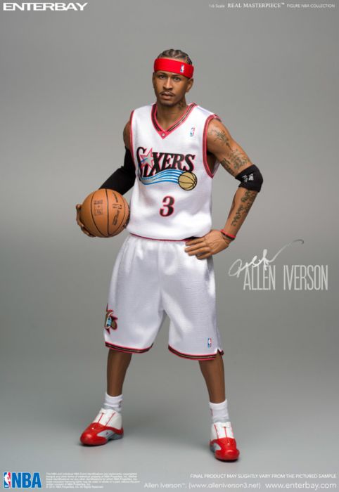 NBA Basketball | Allen Iverson 1/6th Action Figure by Enterbay ...