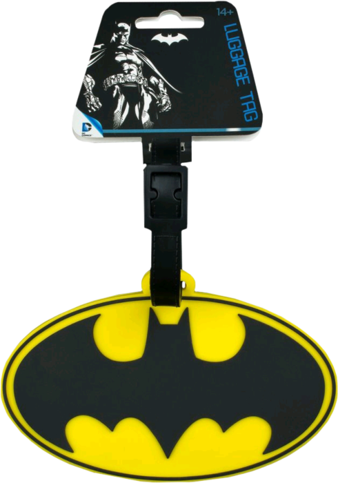 Batman Logo Luggage Tag | Ikon Collectables | Popcultcha