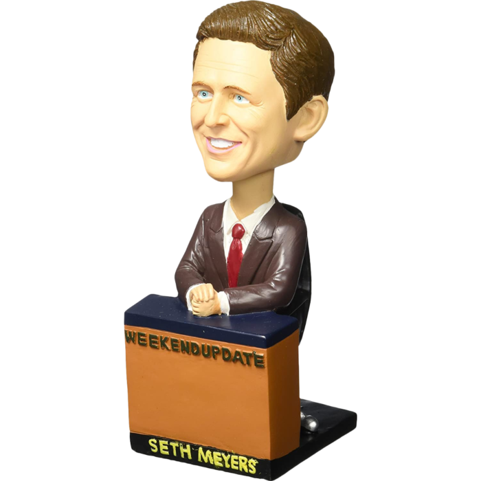 Saturday Night Live Snl Seth Meyers Weekend Update 7 Bobble Head Entertainment Earth Exclusive By Biff Bang Pow Popcultcha