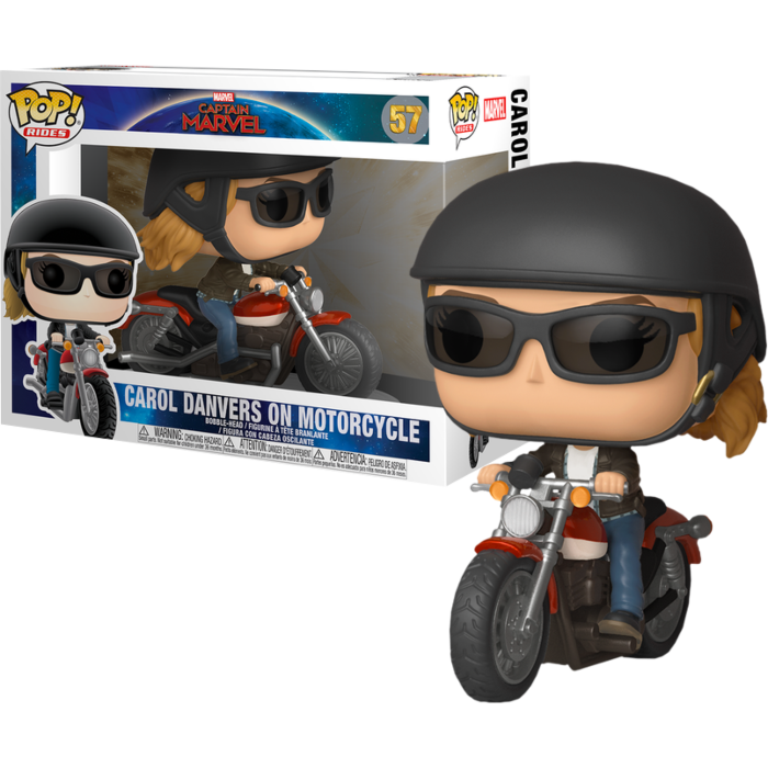 captain marvel motorcycle pop