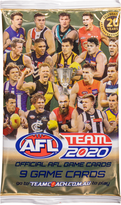 AFL Football - 2020 Team Booster Pack (9 Cards) by Team Zone | Popcultcha