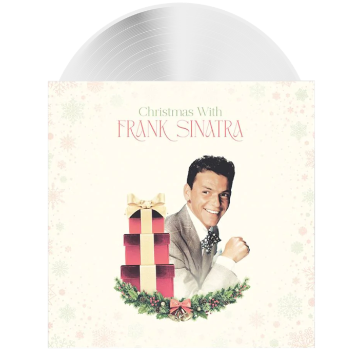 Frank Sinatra Christmas with Frank Sinatra LP Vinyl Record (White Coloured Vinyl) by Columbia