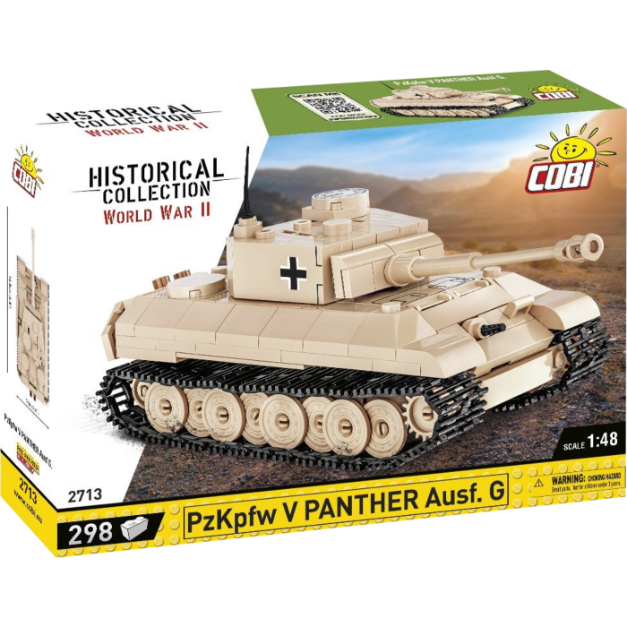 Cobi: World War II - Panzer v Panther Ausf.G Tank Construction Set (298 ...