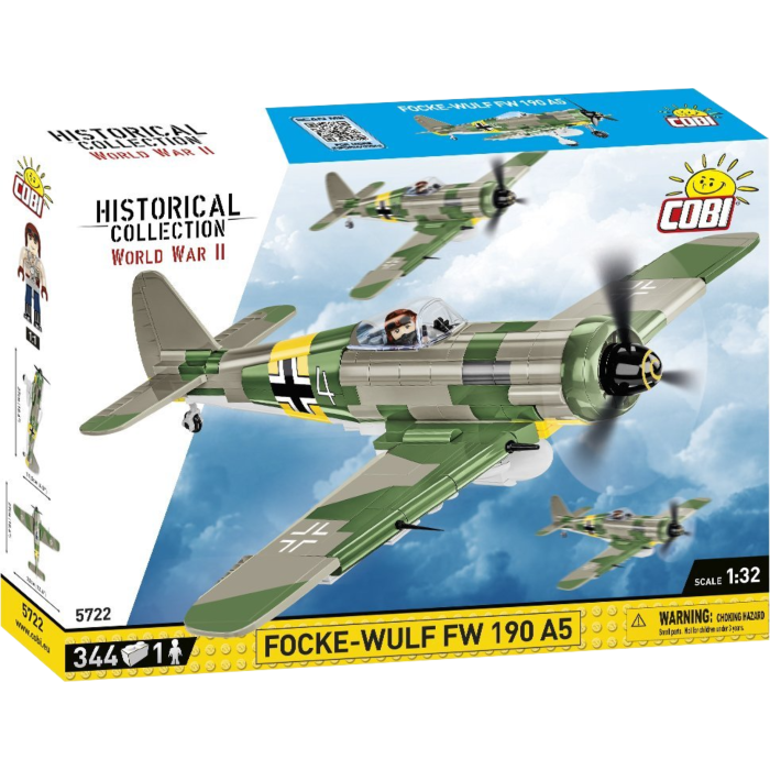 Cobi World War Ii Focke Wulf Fw 190 A5 Construction Set 344 Pieces