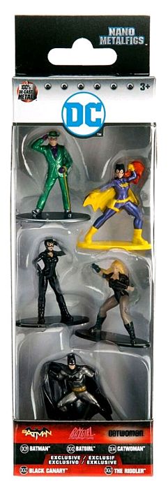 DC Comics - Series 3 Batman ” Nano Metalfigs Die-Cast Figure 5-Pack  (Version 1) by Jada | Popcultcha