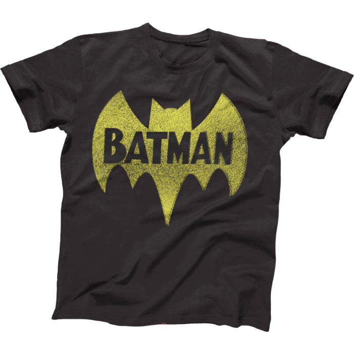 Batman - Vintage Logo Black Male T-Shirt
