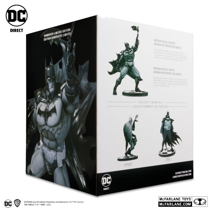 Batman - Batman Black and White by Freddie Williams II 1/10th Scale Statue  by DC Direct | Popcultcha