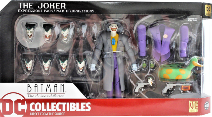 dc collectibles batman the animated series the joker expressions pack action figure