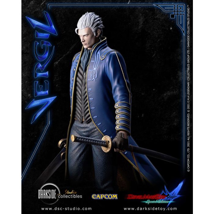 Vergil - Devil May Cry 4: Special Edition - DarkSide Collectibles Scale  Statue