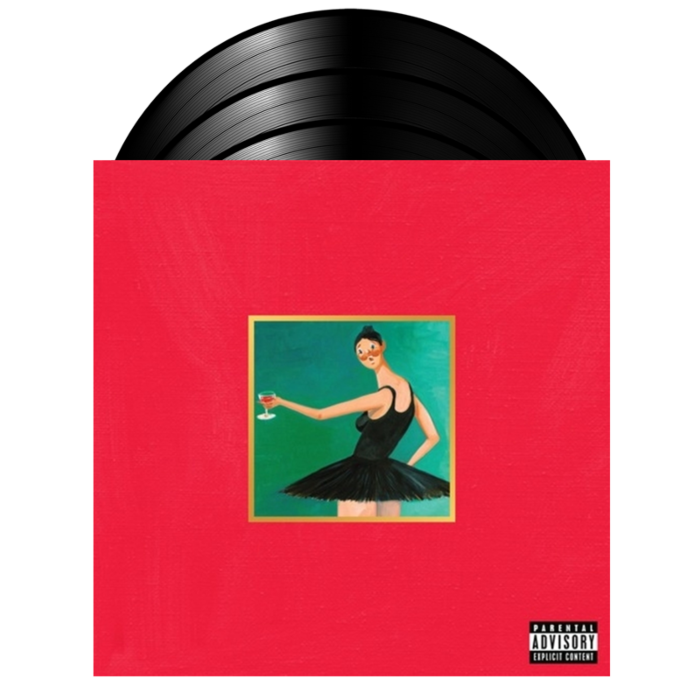 Kanye West, My Beautiful Dark Twisted Fantasy 3xLP Vinyl Record by  Roc-A-Fella Records