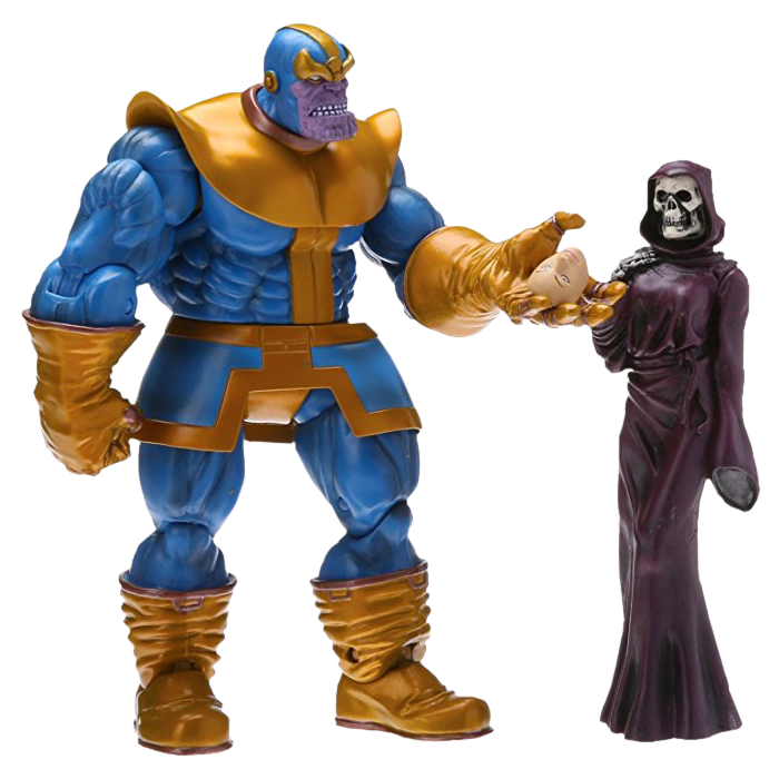 thanos and death action figure