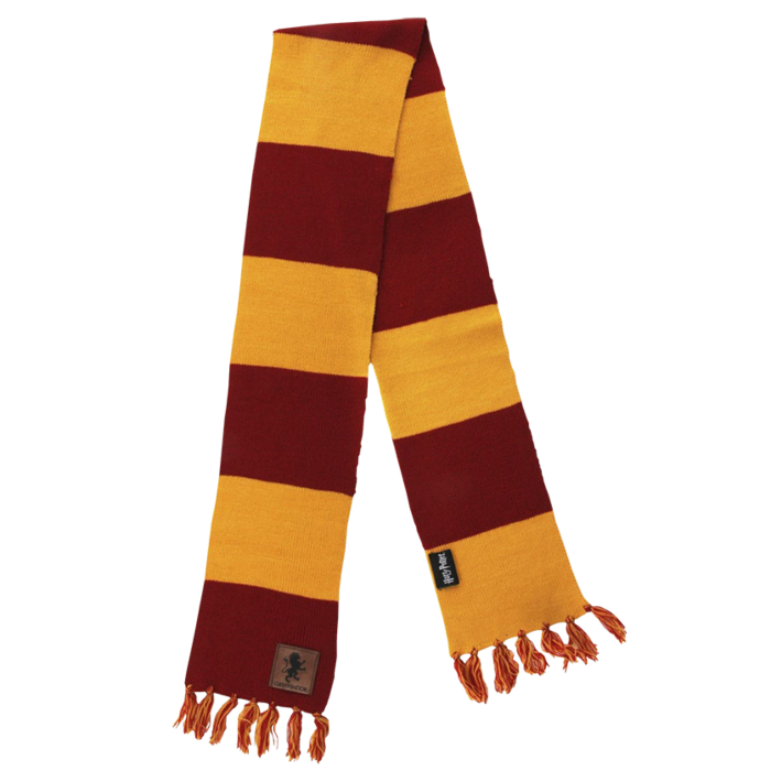 Harry Potter Gryffindor Patch Striped Scarf