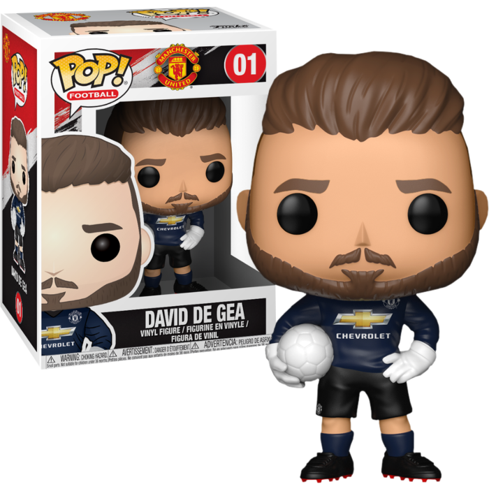 Man United Funko POP De Gea 01 Figure Collectable Toy New with Damaged Box 