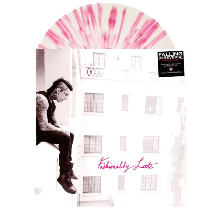 Falling In Reverse, Fashionably Late LP Vinyl Record (Clear with Hot Pink  Splatter Coloured Vinyl) by Epitaph