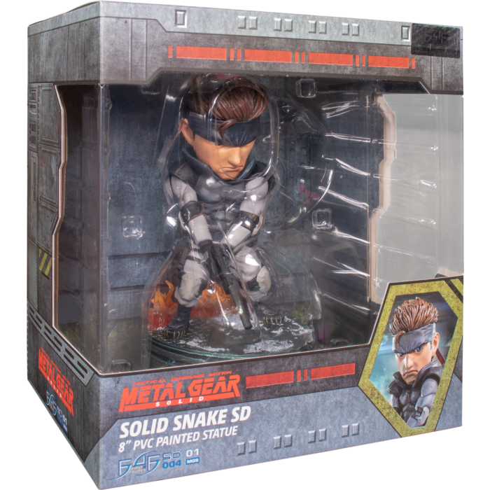 Metal Gear Solid Solid Snake 8 PVC Statue