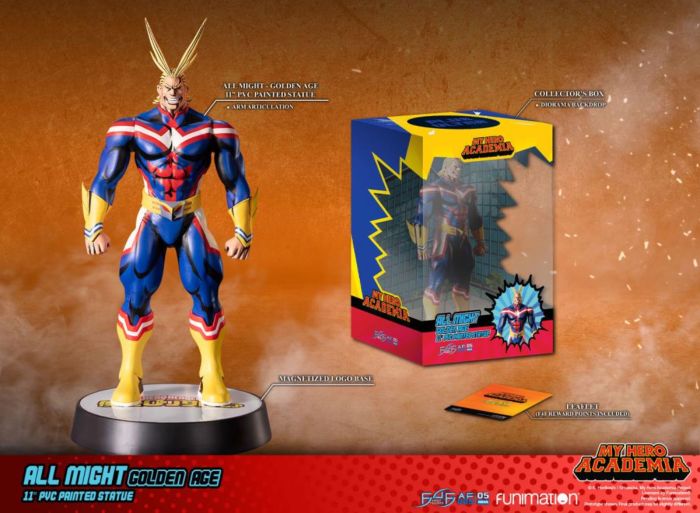 My Hero Academia - All Might Golden Age 11” PVC Statue