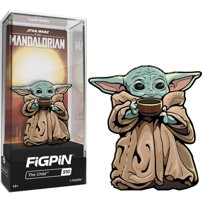 Star Wars Mandalorian The Child Baby Yoda Enamel Pin BundleSet of 2 