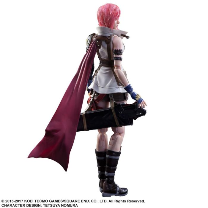 Dissidia Final Fantasy | Lightning Play Arts Kai 10” Action Figure |  Popcultcha