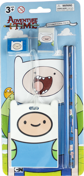 Adventure Time - Finn Stationery and Bag Tag Set by Licensing Essentials