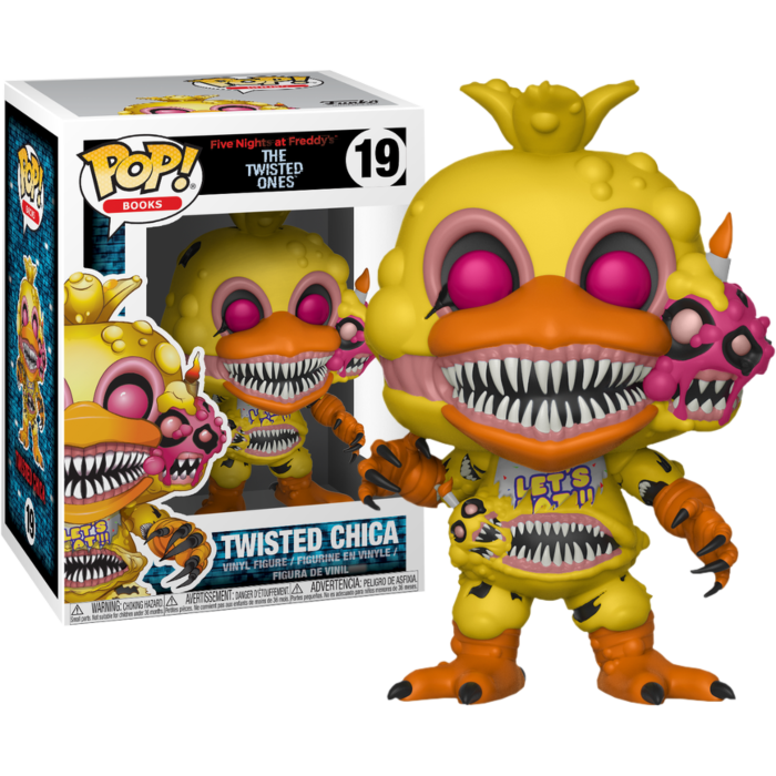 Funko Pop Books Twisted Chica Vinyl Figure #28808 Five Nights at Freddy's 