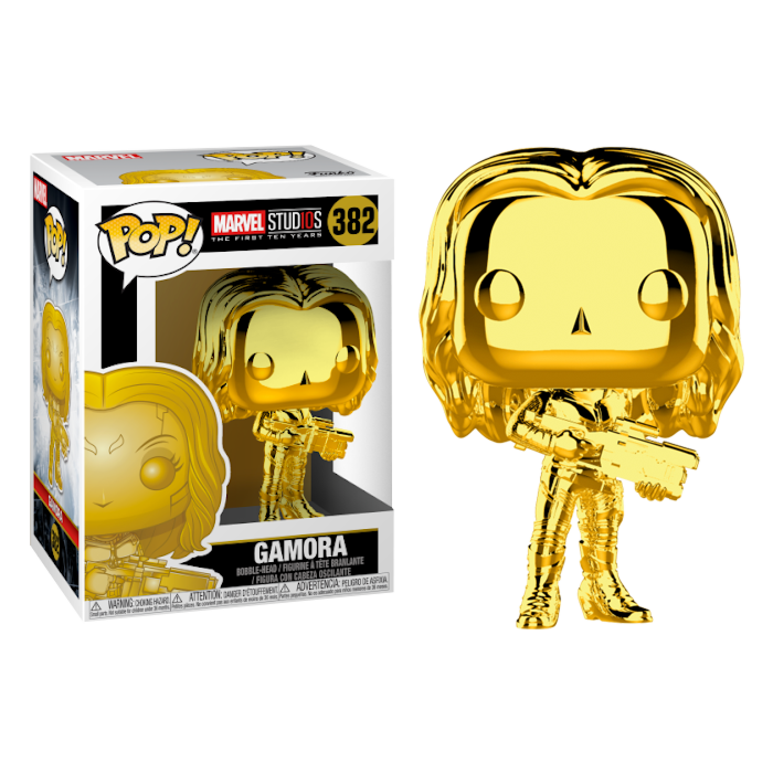 Marvel Studios The First Ten Years Gamora Gold Chrome Pop