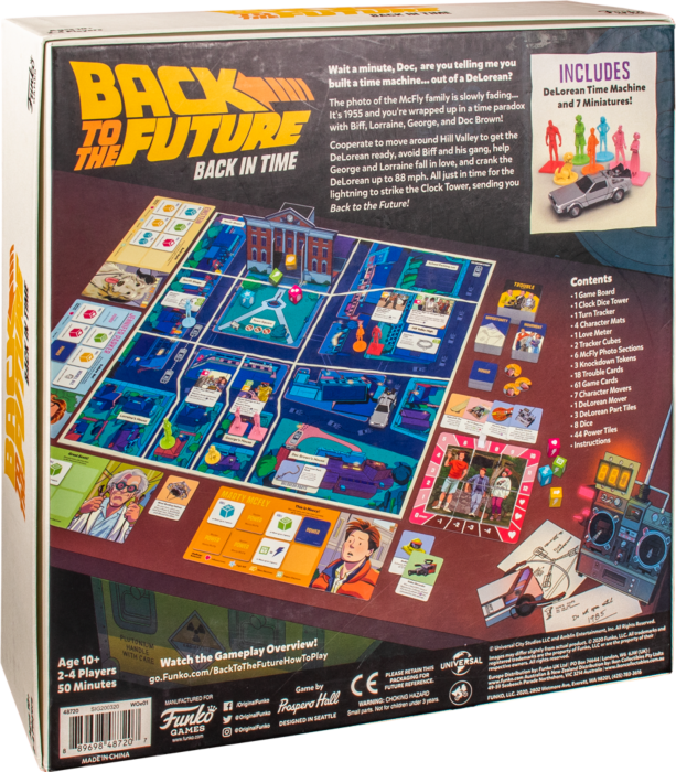 Funko Back To The Future Back In Time Funko Board Game | 2-4 Players