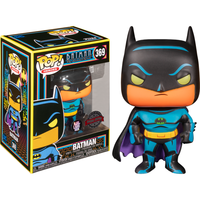 Batman: The Animated Series | Blacklight Pop! Vinyl Figure Bundle (Set of  3) by Funko | Popcultcha