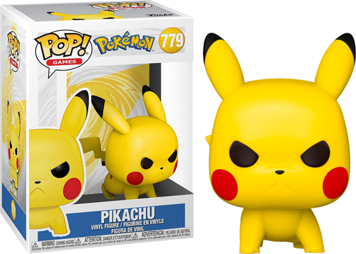 Pokemon, Pikachu Angry Crouching Funko Pop! Vinyl Figure