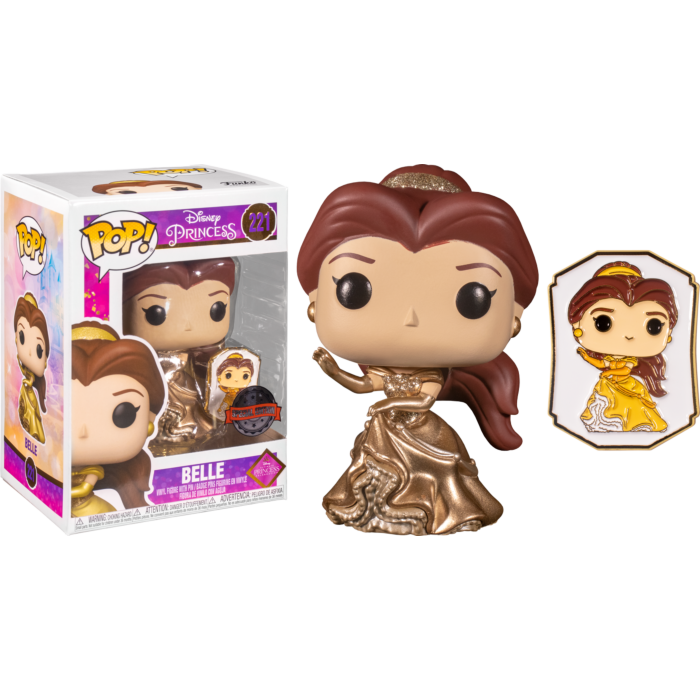 Funko Pop! Disney Beauty And The Beast Princesa Belle 221 Exclusivo - Moça  do Pop - Funko Pop é aqui!