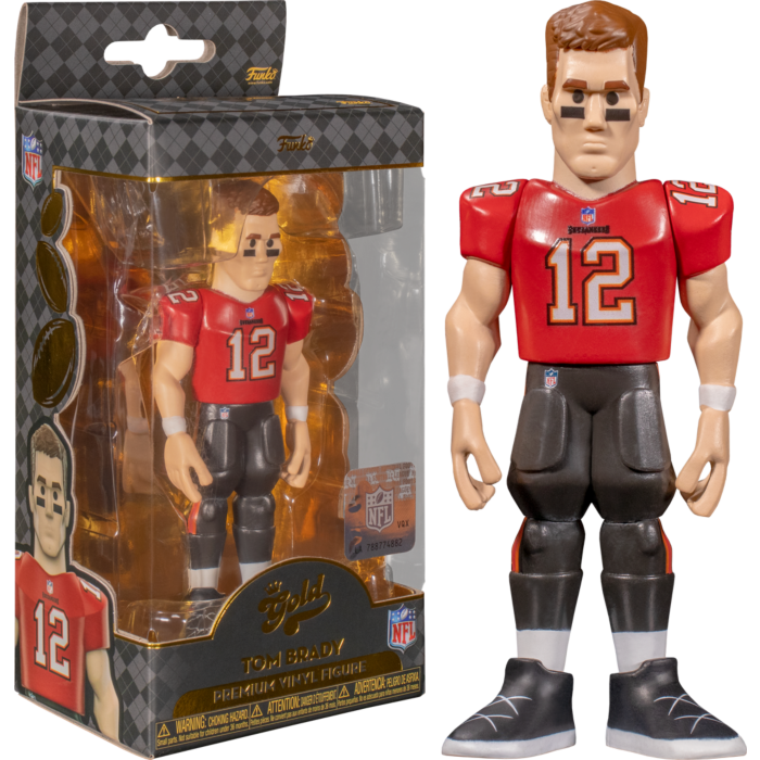 Funko Tom Brady Tampa Bay Buccaneers Gold Premium Vinyl Figure Mystery Box