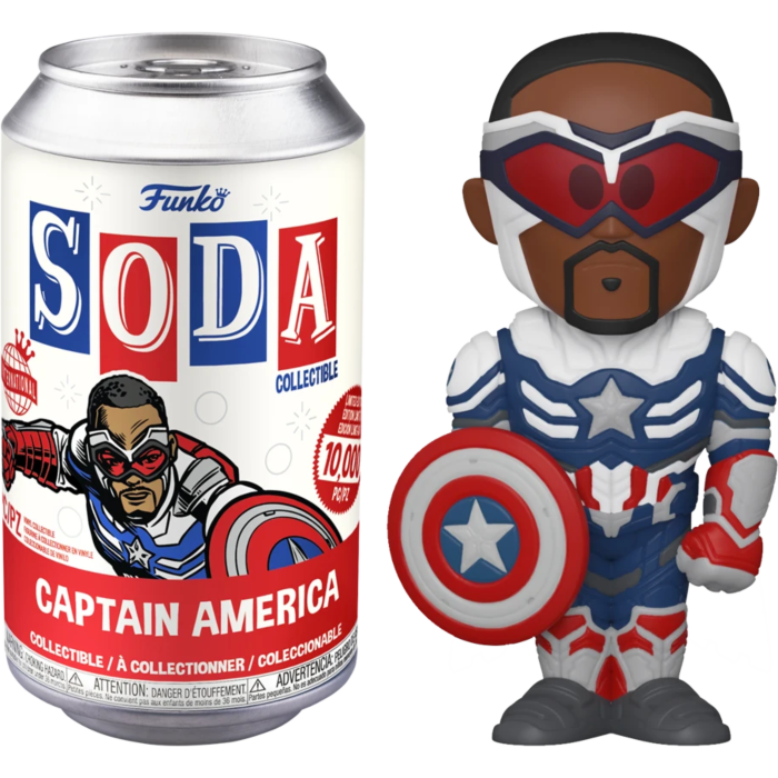 captain america funko soda