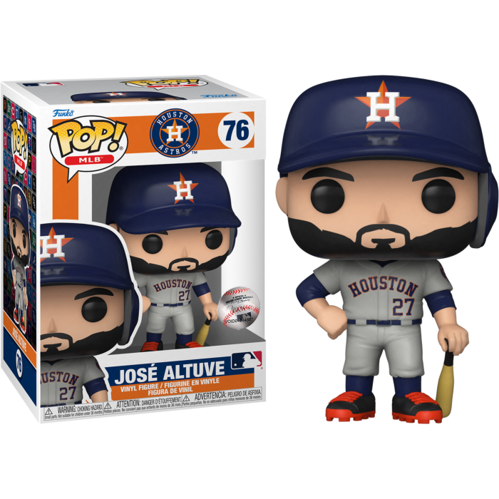 Signed Funko Pop Baseball MLB Houston Astros-jose Altuve 