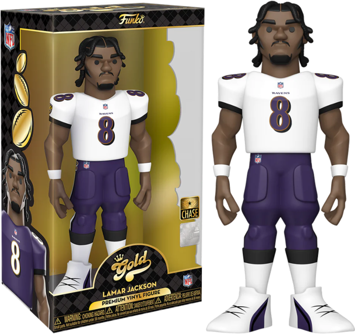 Baltimore Ravens Funko Gold Collectible Figure - Lamar Jackson