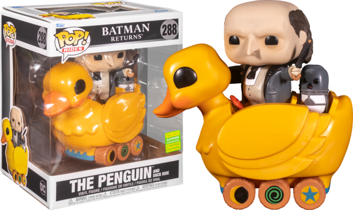 Batman Returns | Penguin with Duck Ride Pop! Rides Vinyl Figure (2022  Summer Convention Exclusive) | Popcultcha
