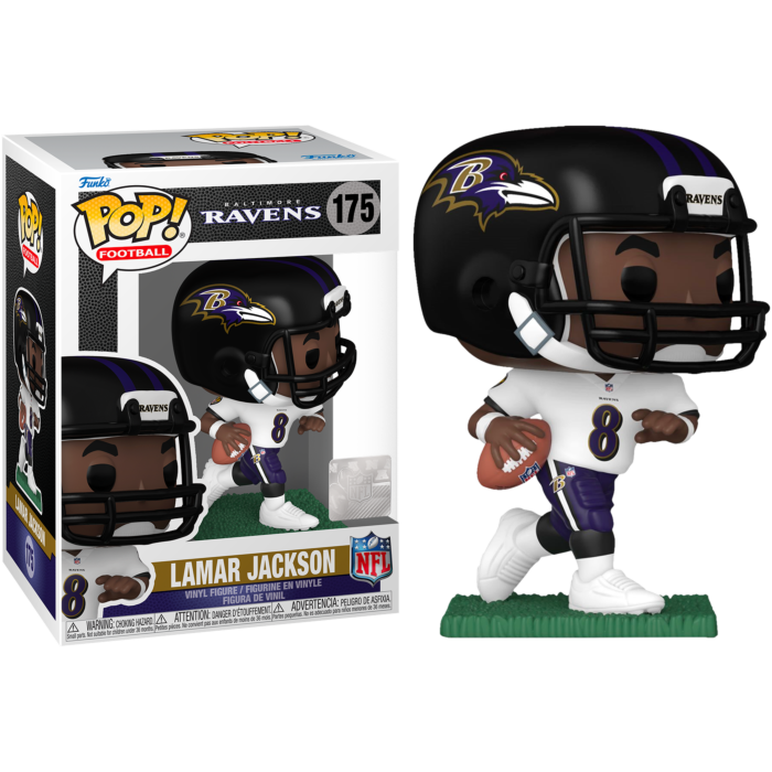 NFL Baltimore Ravens QB Lamar Jackson Funko POP! Football Toy No