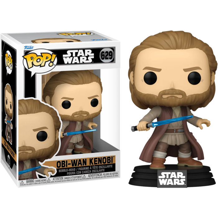 Star Wars: Obi-Wan Kenobi - Obi-Wan Kenobi in Battle Pose Pop! Vinyl ...