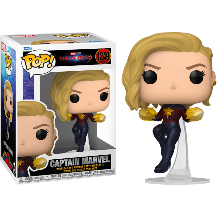 The Marvels (2023) - Captain Marvel Pop! Vinyl Figure By Funko | Popcultcha