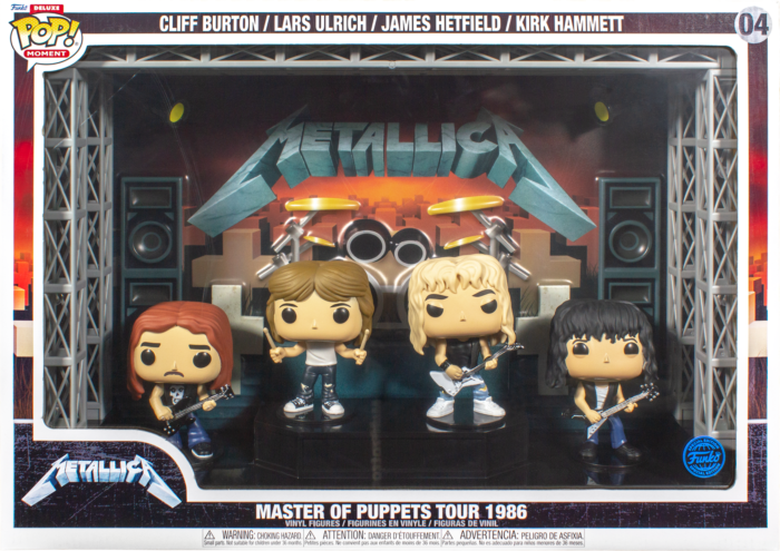 Metallica - Master of Puppets Tour 1986 Deluxe Pop! Moment Vinyl
