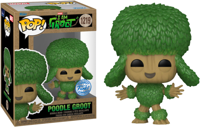 I Am Groot (2022), Poodle Groot Earth Day 2023 Pop! Vinyl Figure by Funko