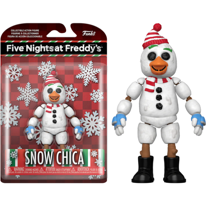 Funko POP! Games: Five Nights at Freddy's: Holiday Season Snow Chica 4.9-in  Vinyl Figure