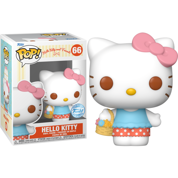 Hello Kitty | Hello Kitty with Basket Pop! Vinyl Figure by Funko ...