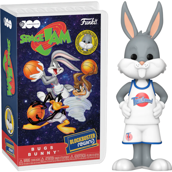 Space Jam - Bugs Bunny Blockbuster Rewind Vinyl Figure by Funko ...