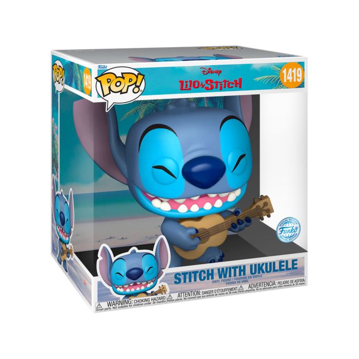 Funko Pop! Jumbo: Lilo and Stitch- 10 Inch Stitch Pop