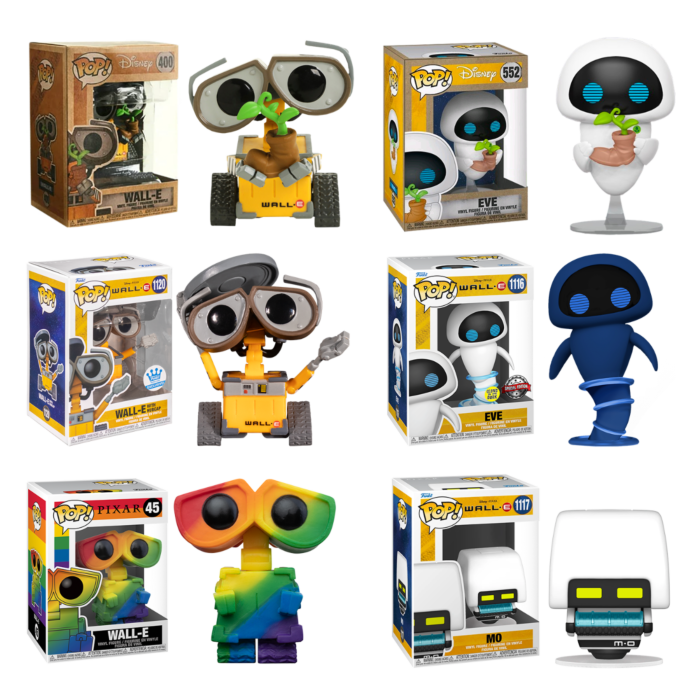 Wall-E - Earth Day Complete Collector Pop! Vinyl Bundle (Set of 6) by Funko  | Popcultcha